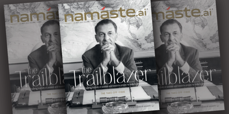 Air India’s New Inflight Magazine ‘namaste.ai’ Takes off