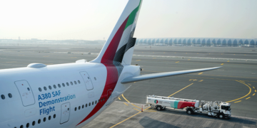 Emirates world’s first airline to operate A380 demonstration flight with 100% Sustainable Aviation Fuel