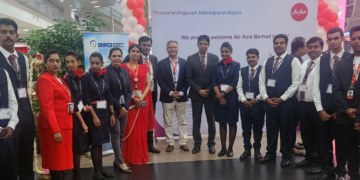AirAsia welcomes inaugural flight from Thiruvananthapuram to Kuala Lumpur