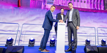 New structure assembly line for A321XLR inaugurated in Hamburg