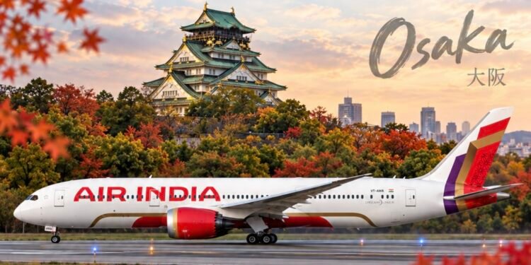 Air India to Launch Non-Stop Delhi–Osaka Flights from 2 February 2027